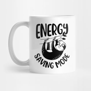 Energy Saving Move Funny Sloth Mug